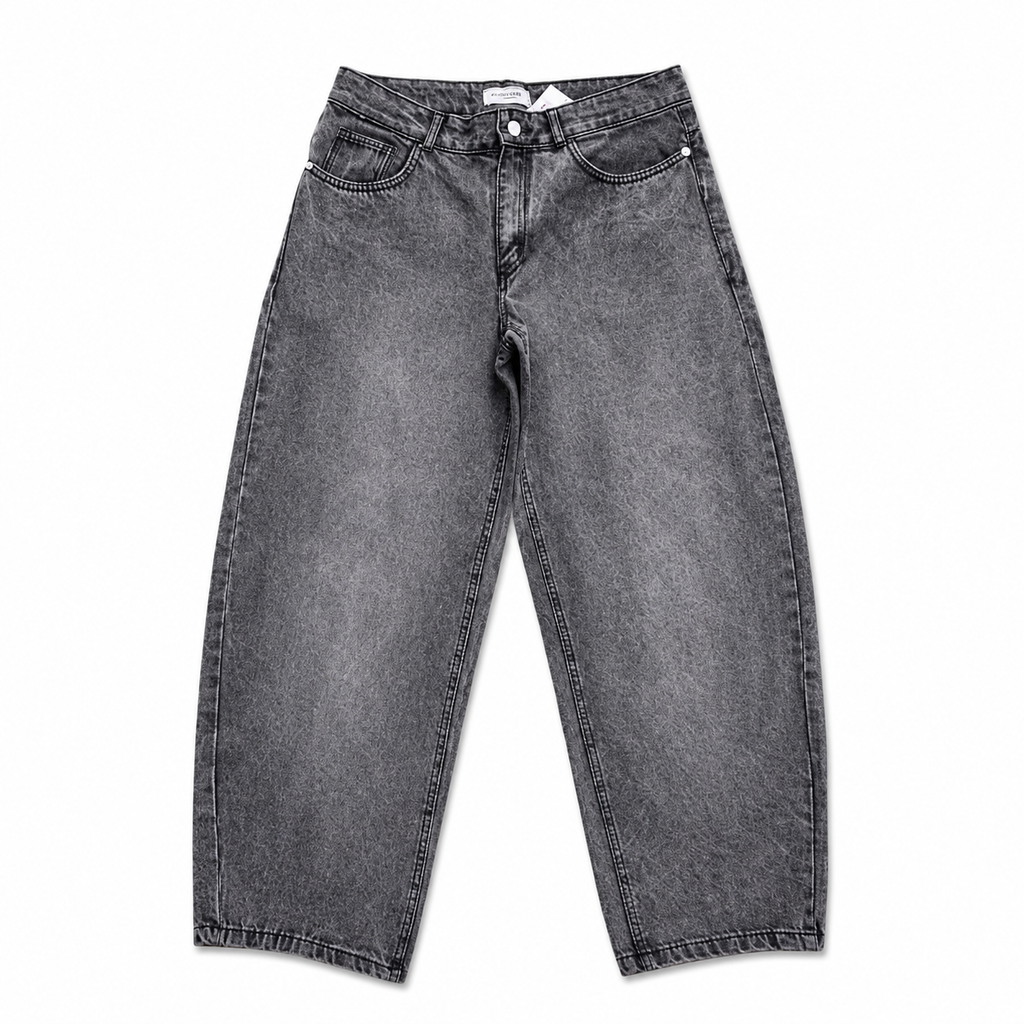 Baggy Fit Washed gray Jeans