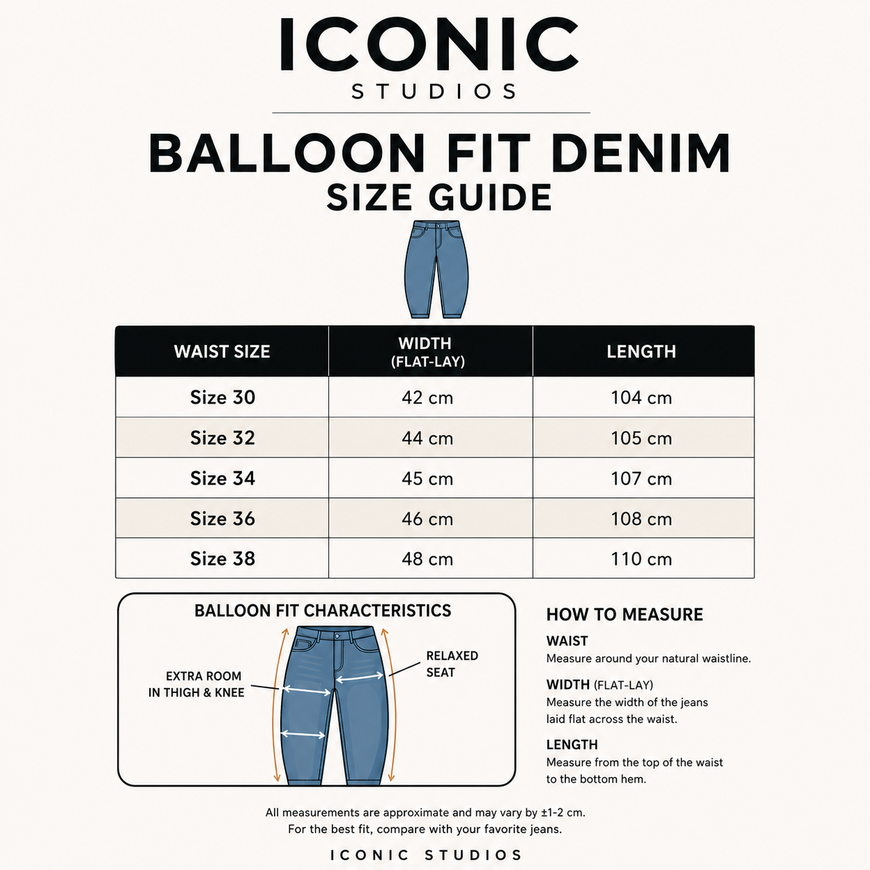 Washed Blue Baggy fit DENIM JEANS